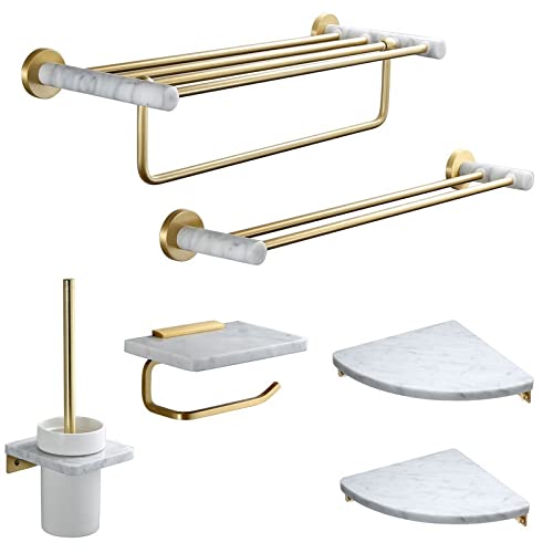 Wallfire 10-teiliges Badezimmer-Set – Handtuchstangen, Toilettenpapierhalter, Haken & Ringe, Schwarz, Metall