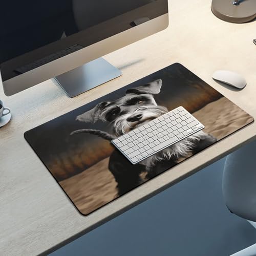Protection de bureau pour maman motif schnauzer adorable - 5