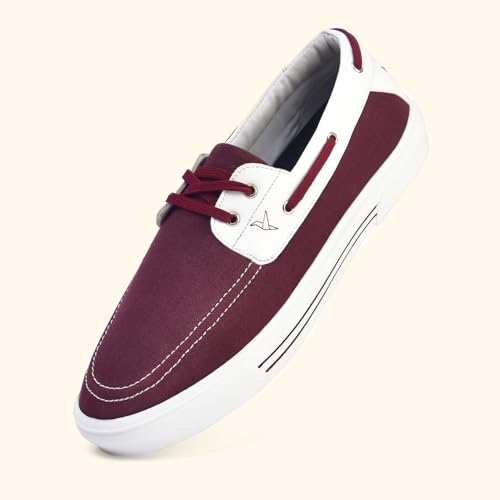 Image of YOHO Sailor Men's Versatile Stylish Breathable Canvas Boat Shoe