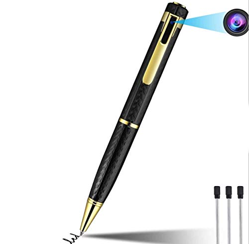 HD Pen Camera HD 1080P Camera Body, Mini Camera Pen Full HD Loop Recording or Taking Photos, 32GB TF Card, Security Camera, Standalone Rechargeable
