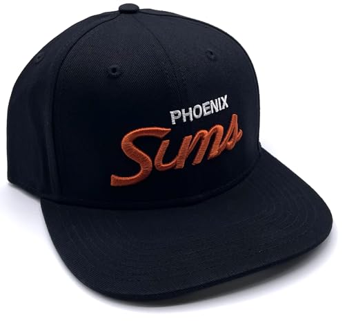 Gorra negra ajustable con logo bordado Phoenix Basketball miniatura 1