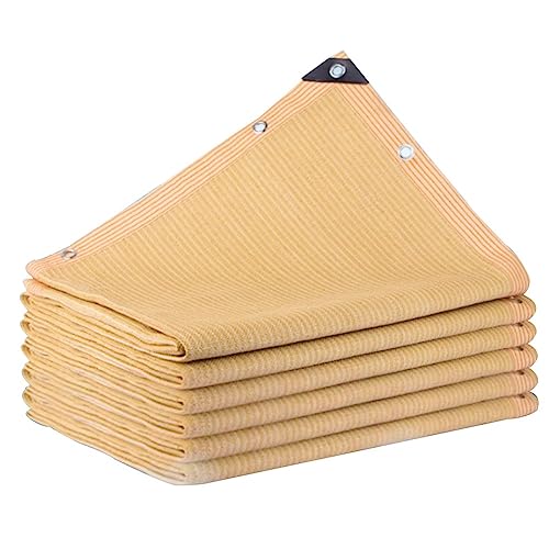 Malla de sombra beige de 8x9 m para jardín y terraza 2