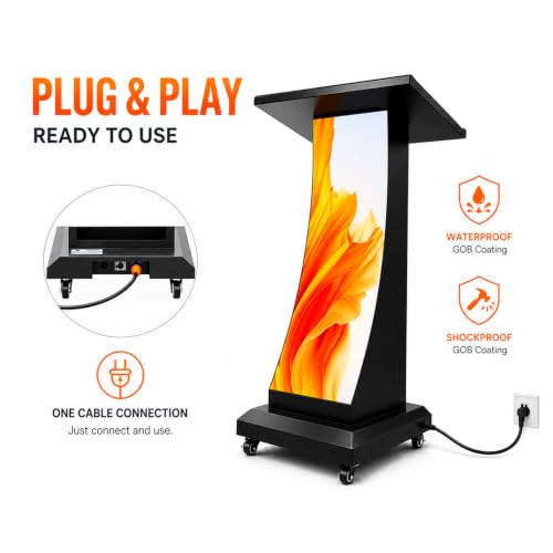 Image of LED Podium Display with P1.86 Fine Pitch LED Screen