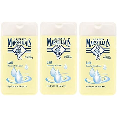 Le Petit Marseillais Duschgel mit Milch 3x250 ml aus Frankreich Cover