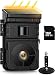 Produktbild CAMWORLD Wildkamera Solar 24MP 1080P Wildkamera mit Bewegungsmelder Nachtsicht 120° Erfassungs Winkel IP66 Wasserdicht Wildtierkamera 0,1 s Auslösezeit für Wildtier Überwachung mit 32GB Micro SD