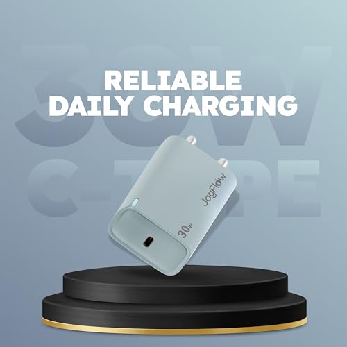 Image of Trueview 30W Fast Charging Power Adapter with Type-C Port | Wall Charger for Smartphones, Tablets & USB-C Devices | Green