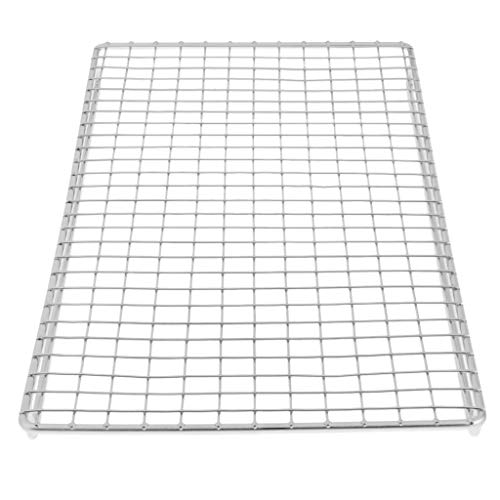 YIJU Rede de Churrasco de aço Inoxidável Grade de Churrasco Grelha de Carvão para Assar - Grande gra