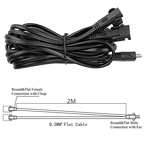 Ttmagic 78.7 Inches 2 Pin Y Splitter Lead Power Cable 2 Motors To 1 Power Supply For Electric Recliner Okin Lift Chair Or Power Recliner #TOP4