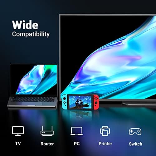 UGREEN Przedłużacz kabla sieciowego RJ45 Łącznik 10-gigabitowego kabla sieciowego Łącznik złącza sieciowego Ethernet Łącznik kabla sieciowego Łącznik Cat7/ Cat6/ Cat5e/ Cat5Szary