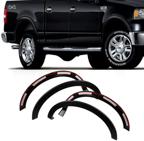 Kintop Fender Flares Compatible With 2009-2014 Ford F150 Styleside Abs F150 Wheel Fender Flares Set 4Pcs Paintable Textured Matte Black（Not Fit Platinum Or Raptor Models） #TOP6