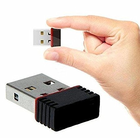 Akshaj Wi-Fi Receiver 300Mbps, 2.4GHz, 802.11n USB 2.0 Wireless Mini Wi-Fi Network Adapter Wireless WiFi Dongle USB Connector