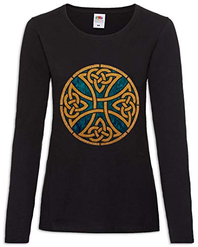 T-shirt à manches longues pour femme avec motif celte imprimé Urban Backwoods