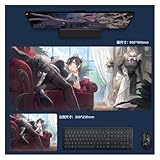 ゼンレスゾーンゼロ エレン ジョー マウスパッド ゲームグッズ 大型 人気 デスクマット ゲーミングマウスパッド 萌えグッズ 可愛い 個性 記念品 ハイビジョン印刷 厚さ4mm 耐久性 滑り止め 防水 自宅兼用（並行輸入です） 700*300mm 7
