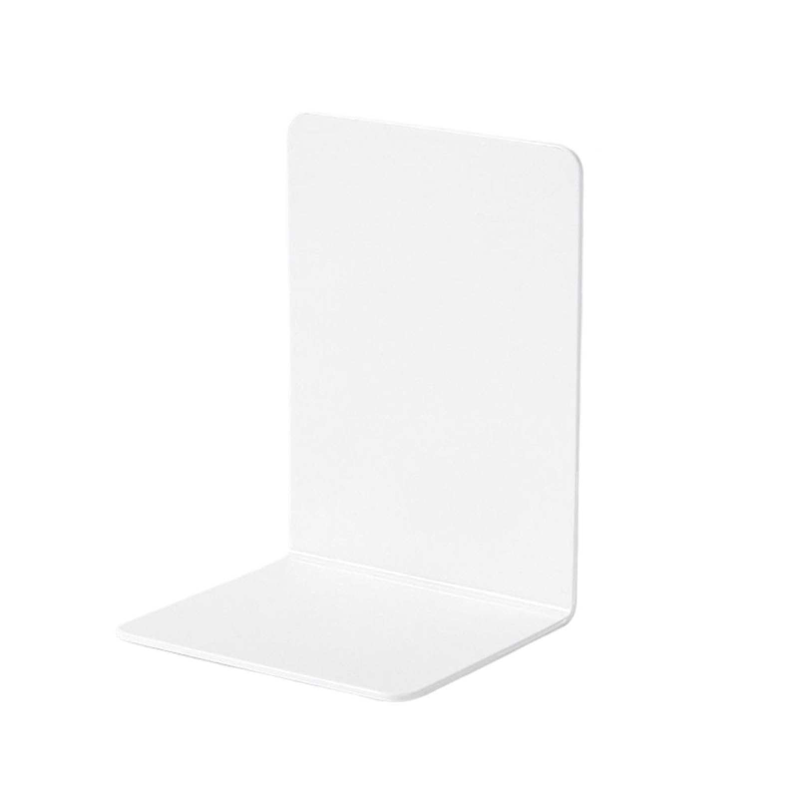 2Pcs Book Holder L-shaped Desk Bookends for Book