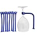 PPX Glashalter für Geschirrspüler Silikon Glashalter Geschirrspüler Sicheres Reinigen von Lang Brillengläsern weinglas halterung Einstellen Silikon Stemware Saver - Blau(8)