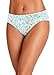Jockey Women's Underwear Elance Bikini - 3 Pack, Coral Mist/Belvedere Stripe/Small Floral Expression, 6