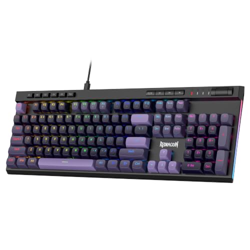 Image of Redragon K580 HE Rapid Trigger Gaming Keyboard, 100% 104 Keys Wired Mechanical Keyboard w /Hyper-Fast Actuation, 8K Hall Effect Magnetic Switch, Dedicated Media Controls, Onboard Macro Recording