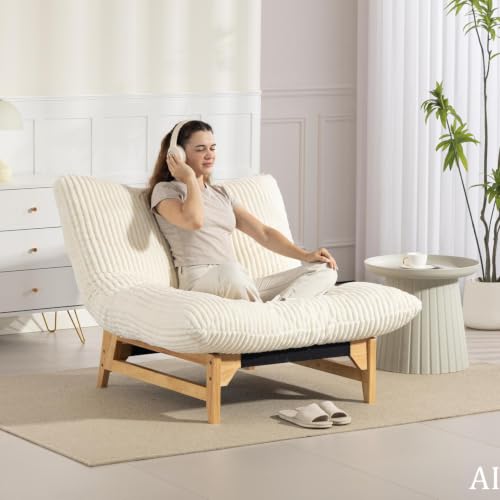 Sillón Lounge Plegable Blanco miniatura 5
