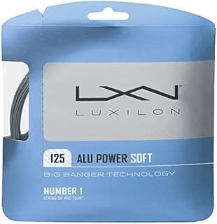 Luxilon ALU Power, Feel, Rough, Soft, Spin, Tennis String Set (ALU Power Soft [1 Set])