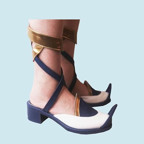 Miniatura 2 de COSGOGO Juego de anime Genshin Impact Faruzan - Zapatos de cosplay para Halloween, carnaval, fiesta, disfraz de anime para mujer, zapatos de cosplay
