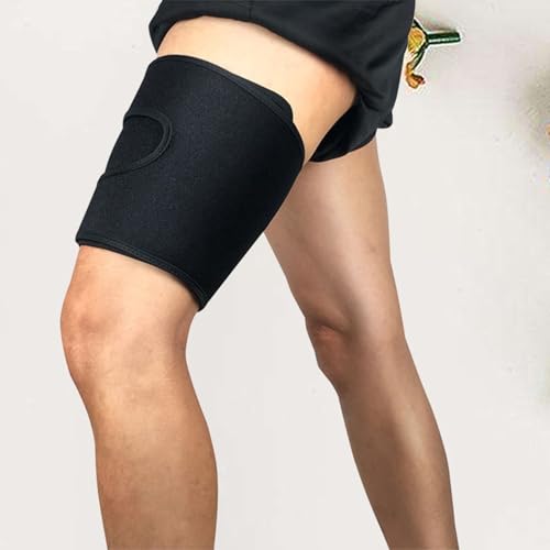 Faja muscular para muslo ajustable deportiva talla grande miniatura 3