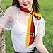 Cute Germany Flag Scarf For Women Men Purse Bags Scarfs Band Hair Neck Scarves Headscarf Fashion
