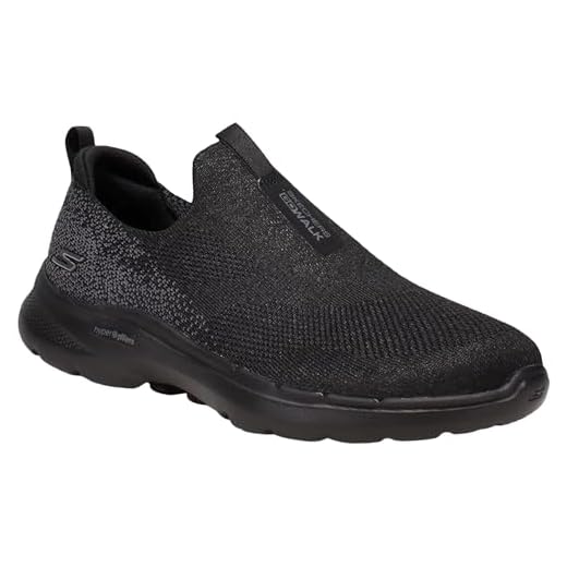 Skechers, Tênis Go Walk 6 - Glimmering, Feminino, Preto/rosa, 10.5 Wide
