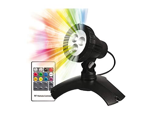 PondMAX 3 LED Multi Colour Pond & Garden Light - Fully Submersible Waterproof Garden Lighting (with Remote Control)