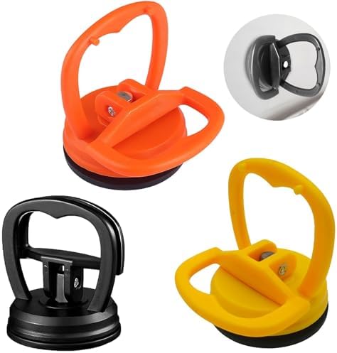 JALCH 3 Pack Suction Cup Dent Puller Strong Suction Cup Car Dent Removal Tools Suction Cups for Cars for Glass, Tiles, Mirror, Granite and Heavy Objects Moving