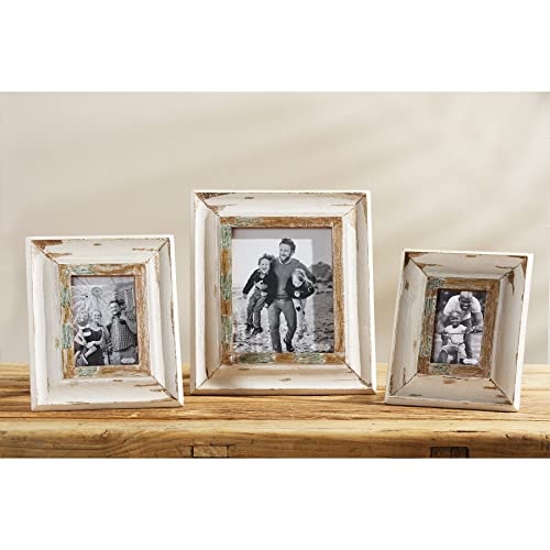 Mud Pie Cream Weathered Frame, 5 X 7 #TOP1