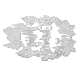 Matrices de découpe pour cartes de vœux DIY : la matrice de découpe en forme d'élément de noël peut être utilisée comme projet fait main par les étudiants et est également propice à cultiver la capacité pratique des étudiants et à développer leur intelligence, matrices de découpe pour l'artisanat en papier