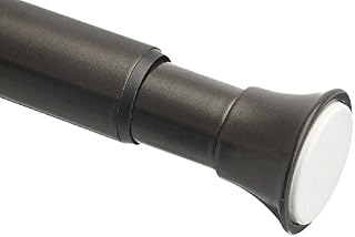 Amazon Basics Shower Curtain Tension Rod - 198 to 274 cm, Bronze