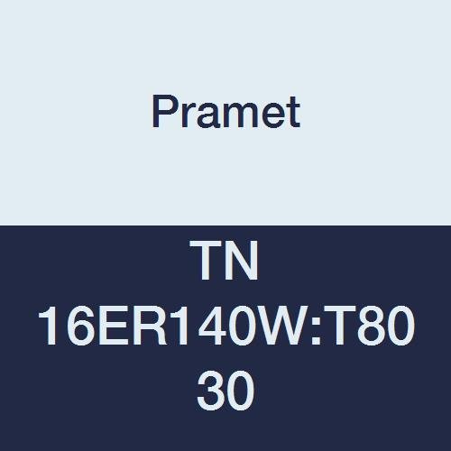 TN 16ER140W:T8030 Carbide Multi-Material (P30,M25,K30) Indexable External Threading Insert, Whitworth 55 Degree, TPI 14, 3" Cutting Edges, PVD, Use SER/L Tool Holder, Gold (Pack of 5)