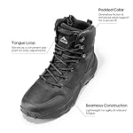 NORTIV 8 Men's Military Tactical Boot Lightweight Comfortable Boots for Work All Day Side Zipper Motorcycle Combat Hiking Boots 8 Inches Metrostrike - Image 2
