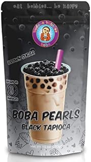 5 MINUTE Boba/Black Tapioca Pearls By Buddha Bubbles Boba 10 Ounces (283 Grams)