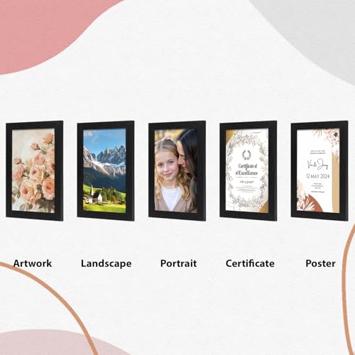 Ditwis 6x4 Photo Frames Black Set of 12, Classic Multiple Picture Frames for Living Room, Bedroom and Office, Wall or Desk Display - Cosy Home Interiors Ditwis 6x4 Photo Frames Black Set of 12, Classic Multiple Picture Frames for Living Room, Bedroom and Office, Wall or Desk Display - Image 5