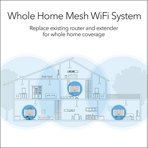 Image of NETGEAR Orbi Whole Home Mesh WiFi System (RBK13) - Router Replacement Covers up to 4,500 sq. ft. with 1 Router & 2 Satellites