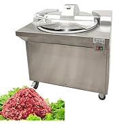Banfluxion 1.5KW 24L Commercial Meat Vegetable Food Processor 110V Vertical Electric Food Cutter ...