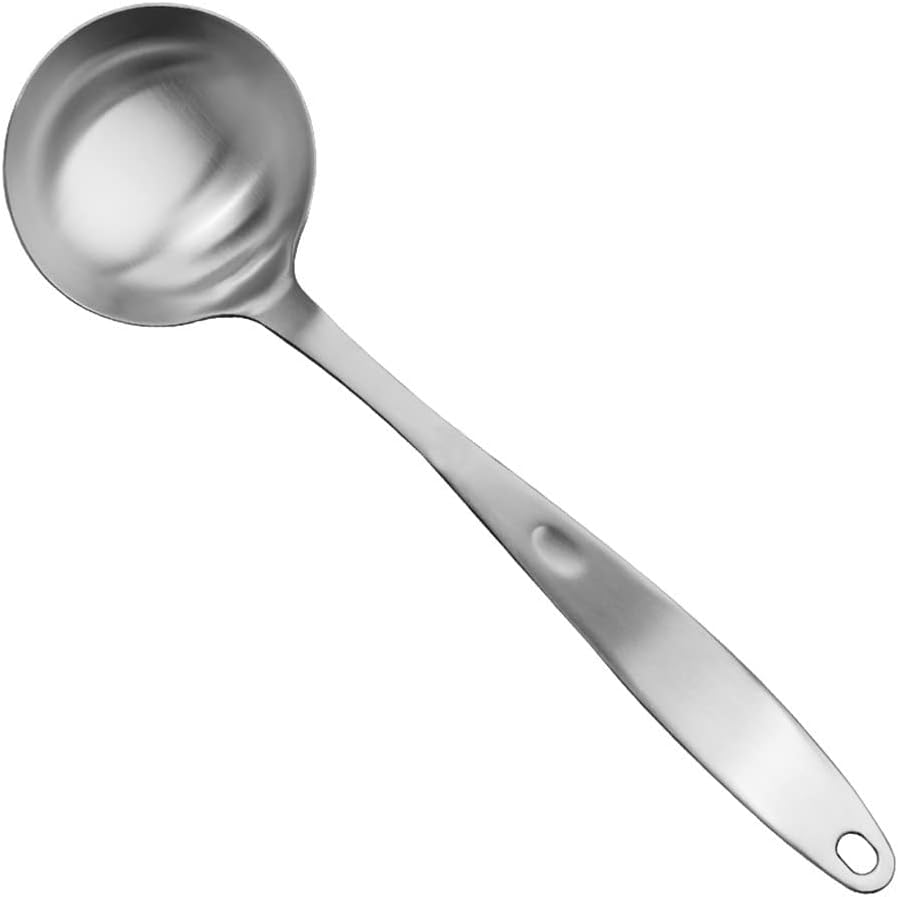 GLigeT Tablespoons 2-piece Set Stainless Steel Kitchen Cooking Sauce Spoon Long Handle Serving Spoon Elegant Kitchenware Serving Spoon, Dingzhebo2022