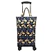 YBYWL Caddie De Courses Panier D'achat Chariot de Courses Pliable Léger avec 4 Roues avec Sac Étanche Détachable Panier D'achat À Domicile De Grande Capacité(Color:Motif D)