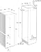 Gorenje NRKI517E41 Einbau-Kühl-Gefrierkombinat... 177cm Nische, Schlepptürscharnier, 252 L(176L plus 76L), NoFrost, AdaptTech, SuperCool, ConvertActive, BxHxT: 54×177,2×54,5 cm, Weiß