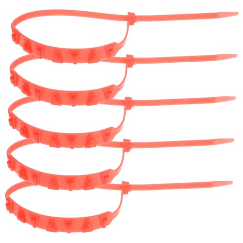 Cabilock 5pcs Motorcycle Anti-slip Chains for Cars Tire Chains for Winter Safety Easy Install Tire Cables
