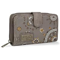 Lois - Cartera Estampada con Bordados para Mujer con Motivos