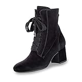 Gepolsterte Lederdecksohle Paul Green Damen Stiefeletten 9201.003 schwarz 329271