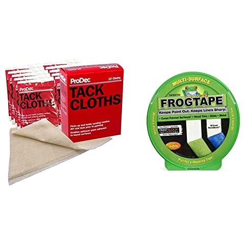 ProDec Tack Cloths and Frog Tape Cover