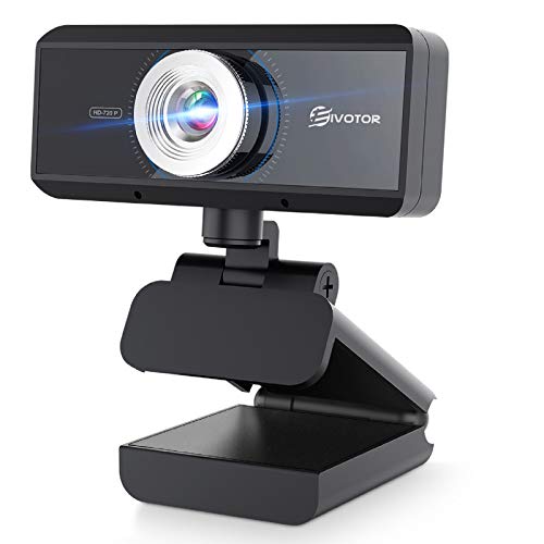 One-Day Sale: Up to 40% Off Webcam with Microphone, EIVOTOR 720P HD Plug and Play Wide Angle Streaming Computer Web Camera for Desktop/Laptop with Video Calling/Conferencing, Online Studying, Streaming, and Gaming