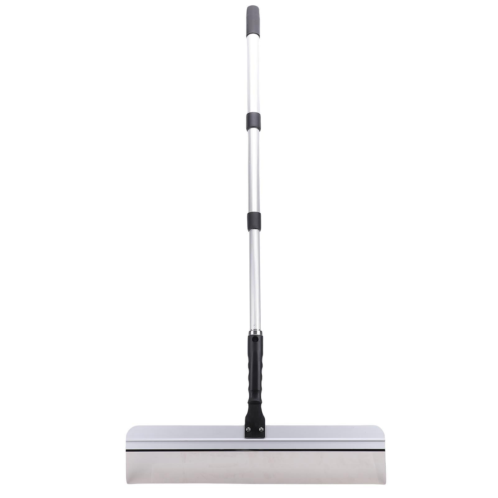 Fabater Herramienta de Nivelación de Pisos de Cemento, Paleta de Enyesado de 20" con Varilla Ajustable para Pavimentación de Mortero y Raspado de Paredes