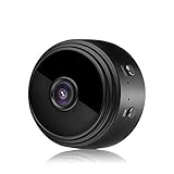 【Nachtsicht-Mini Kamera】Die Mini Kamera verfügt über ein verdecktes Design von 6 Infrarot-IR-Lichtern mit nicht leuchtendem Licht und einer Nachtsichtentfernung von 5 Metern. Sie können es über die App aus der Ferne ein- und ausschalten. Es ist eine ideale tragbare Heim- / Autoüberwachungskamera. Aufnahme und Wiedergabe mit Micro-SD-Karte (bis zu 128G, nicht im Lieferumfang enthalten)