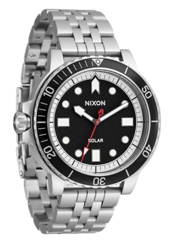 NIXON Stinger 44 A1402-100m h Y AiOrv (44mm LUM FaceA20mm XeXX`[oh), Vo[/ubN/zCgB, One Size, XeBK[44B
