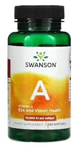 Swanson Vitamin A 10,000 IU Softgels – 250 Stück